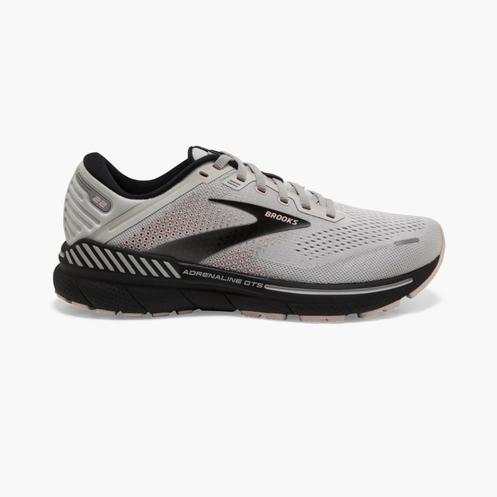 NWOT Brooks Adrenaline GTS 22 in Gray/Black/Rose